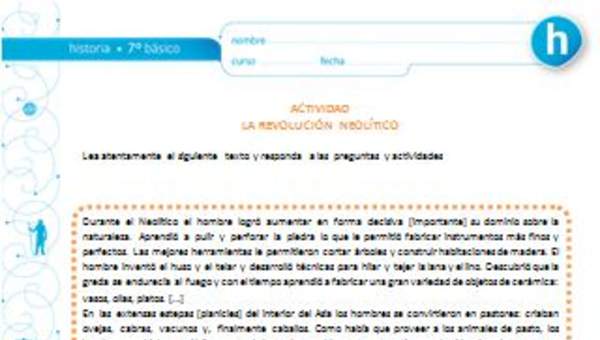 La revolución del Neolítico La revolución del Neolítico