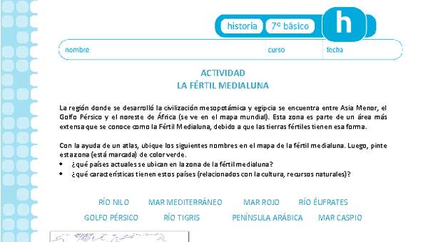 La fértil medialuna La fértil medialuna