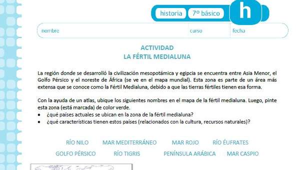 La fértil medialuna La fértil medialuna