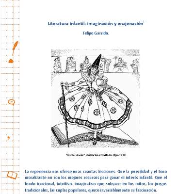 Literatura infantil: imaginación y enajenación Literatura infantil: imaginación y enajenación