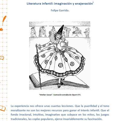 Literatura infantil: imaginación y enajenación Literatura infantil: imaginación y enajenación