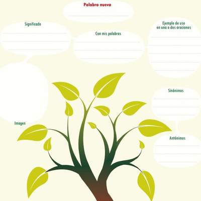 Esquema para aprender una palabra nueva Esquema para aprender una palabra nueva