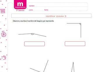 Identificar ángulos D  Identificar ángulos D