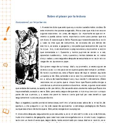 Sobre el placer por la lectura Sobre el placer por la lectura