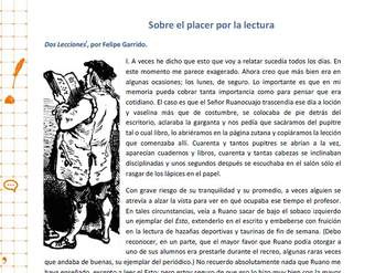 Sobre el placer por la lectura Sobre el placer por la lectura
