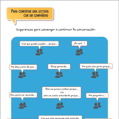 Para comentar una lectura con un compañero Para comentar una lectura con un compañero