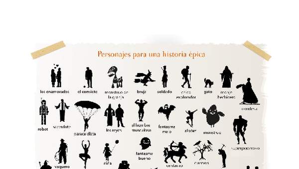 Personajes para una historia épica Personajes para una historia épica