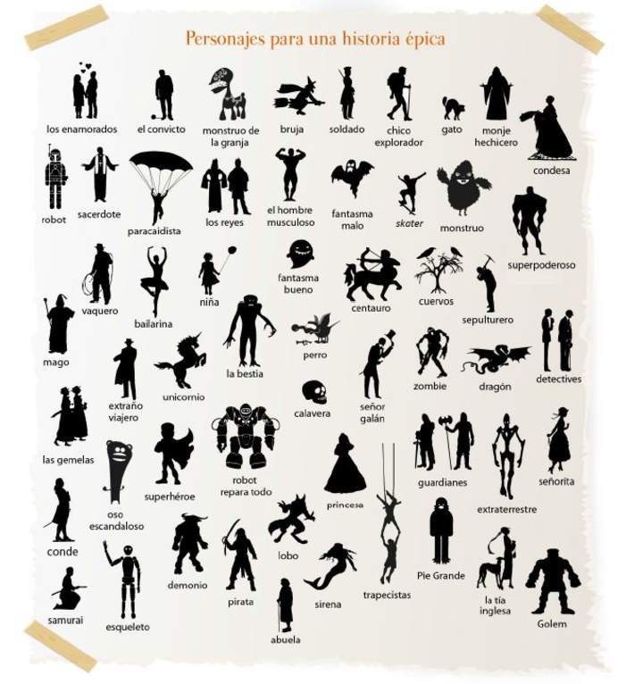 Personajes para una historia épica Personajes para una historia épica
