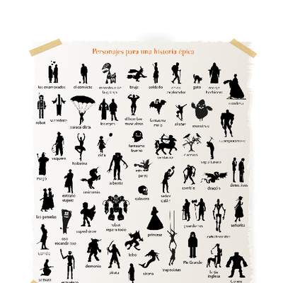 Personajes para una historia épica Personajes para una historia épica