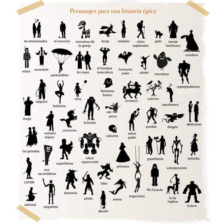 Personajes para una historia épica Personajes para una historia épica