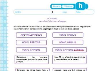 Evolución del ser humano Evolución del ser humano
