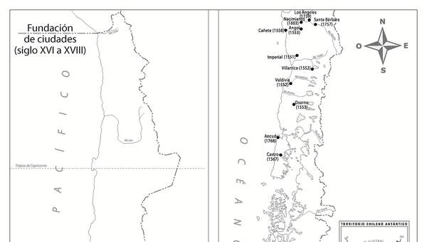 Fundación de ciudades (siglo XVI a XVIII) Fundación de ciudades (siglo XVI a XVIII)
