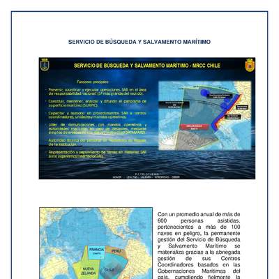 Servicio de búsqueda y salvamento marítimo Servicio de búsqueda y salvamento marítimo