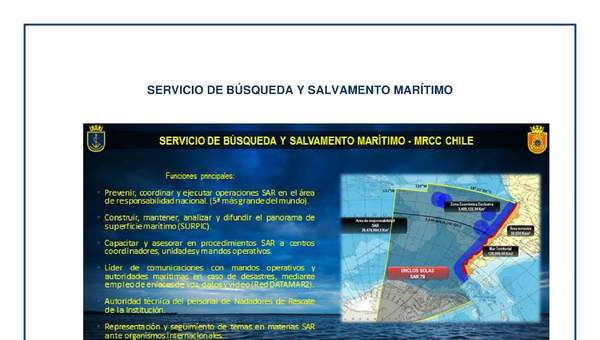 Servicio de búsqueda y salvamento marítimo Servicio de búsqueda y salvamento marítimo