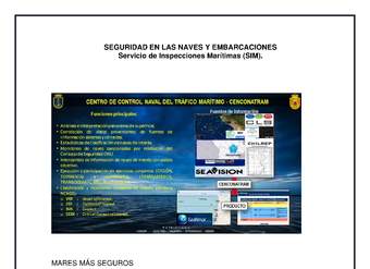 Seguridad en naves y embarcaciones Seguridad en naves y embarcaciones