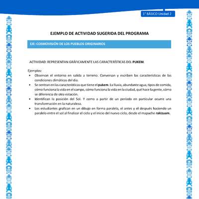 Actividad sugerida: LC01 - Mapuche - U2 - N°8: REPRESENTAN GRÁFICAMENTE LAS CARACTERÍSTICAS DEL PUKEM. Actividad sugerida: LC01 - Mapuche - U2 - N°8: REPRESENTAN GRÁFICAMENTE LAS CARACTERÍSTICAS DEL PUKEM.