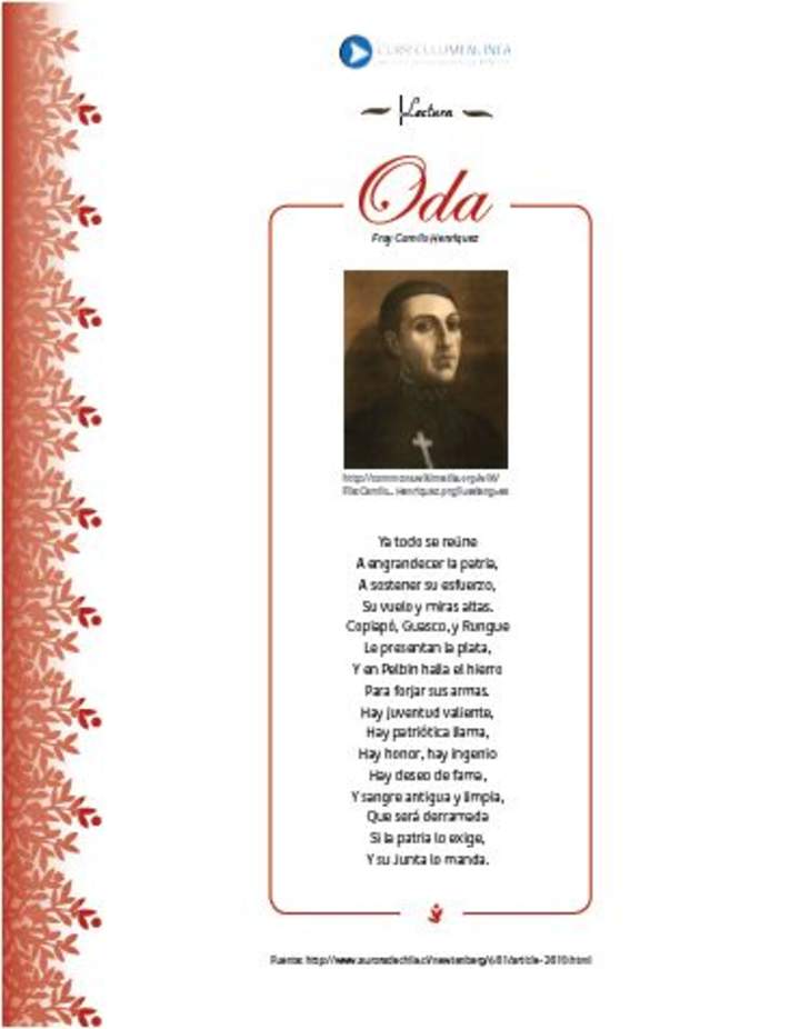 Oda a la Patria Oda a la Patria