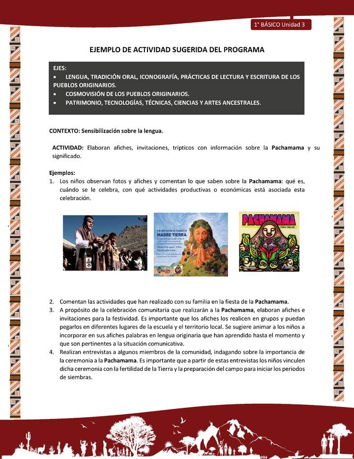 Actividad sugerida: LC01 - Diaguita - U3 - N°1: SENSIBILIZACIÓN SOBRE LA LENGUA. Actividad sugerida: LC01 - Diaguita - U3 - N°1: SENSIBILIZACIÓN SOBRE LA LENGUA.