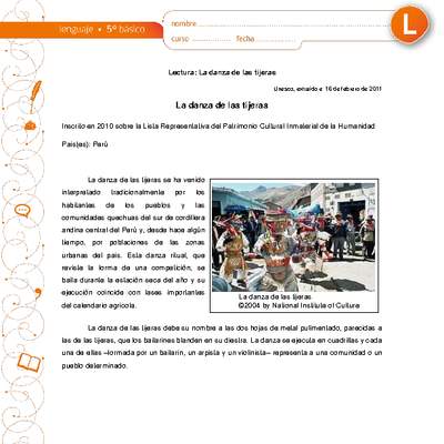 La danza de las tijeras La danza de las tijeras