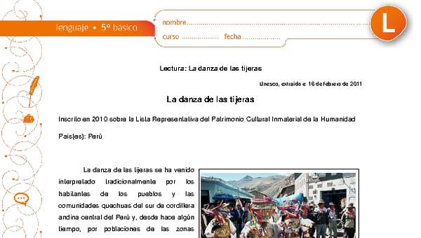 La danza de las tijeras La danza de las tijeras