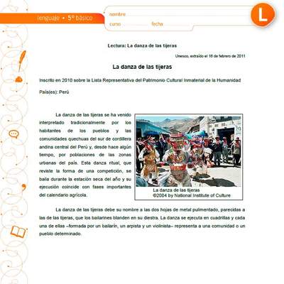 La danza de las tijeras La danza de las tijeras