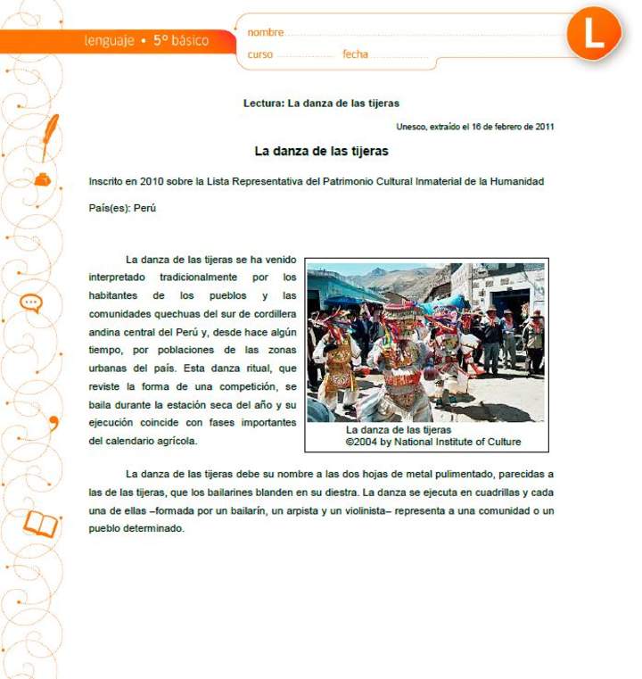 La danza de las tijeras La danza de las tijeras