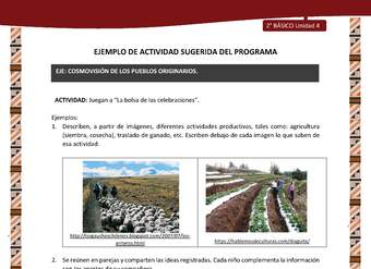 Actividad sugerida: LC02 - Diaguita - U4 - N°3: JUEGAN A “LA BOLSA DE LAS CELEBRACIONES”. Actividad sugerida: LC02 - Diaguita - U4 - N°3: JUEGAN A “LA BOLSA DE LAS CELEBRACIONES”.