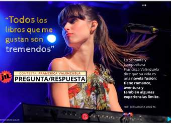 Entrevista a Francisca Valenzuela Entrevista a Francisca Valenzuela