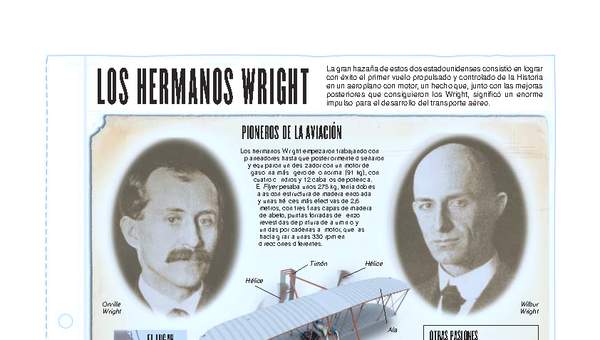 Los hermanos Wright Los hermanos Wright