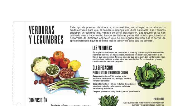 Verduras y legumbres Verduras y legumbres