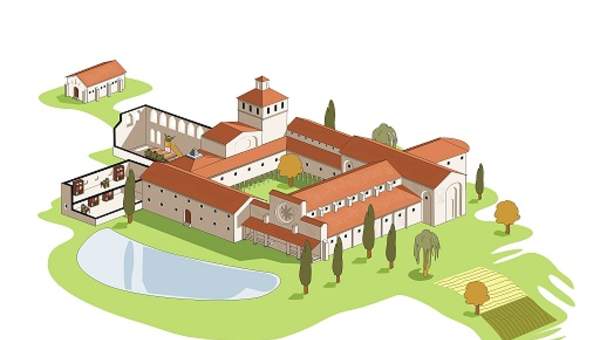 Monasterio de la Edad Media Monasterio de la Edad Media