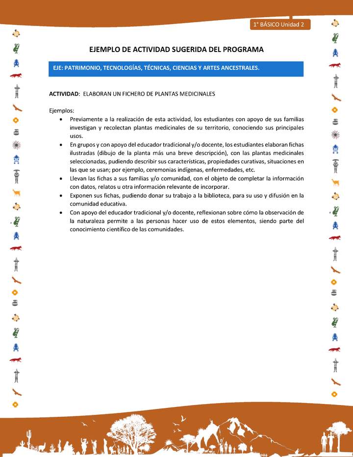 Actividad sugerida Nº 10- LC01 - INTERCULTURALIDAD-U2-EP - ELABORAN UN FICHERO DE PLANTAS MEDICINALES Actividad sugerida Nº 10- LC01 - INTERCULTURALIDAD-U2-EP - ELABORAN UN FICHERO DE PLANTAS MEDICINALES