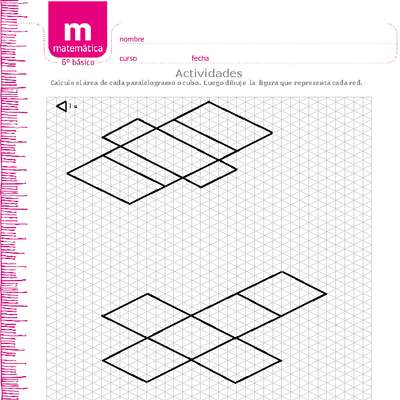 Área de cubo y paralelepipedo Área de cubo y paralelepipedo