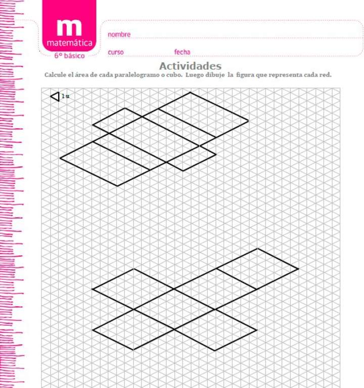 Área de cubo y paralelepipedo Área de cubo y paralelepipedo