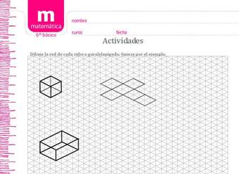 Red de cubo y paralelepípedo Red de cubo y paralelepípedo