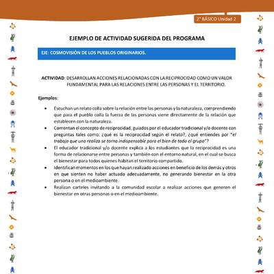 Actividad sugerida Nº 9- LC02 - INTERCULTURALIDAD-U2-ECO - DESARROLLAN ACCIONES RELACIONADAS CON LA RECIPROCIDAD COMO UN VALOR FUNDAMENTAL PARA LAS RELACIONES ENTRE LAS PERSONAS Y EL TERRITORIO. Actividad sugerida Nº 9- LC02 - INTERCULTURALIDAD-U2-ECO - DESARROLLAN ACCIONES RELACIONADAS CON LA RECIPROCIDAD COMO UN VALOR FUNDAMENTAL PARA LAS RELACIONES ENTRE LAS PERSONAS Y EL TERRITORIO.
