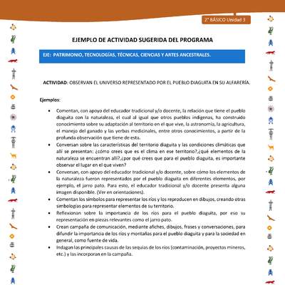 Actividad sugerida Nº 8- LC02 - INTERCULTURALIDAD-U3-EP - OBSERVAN EL UNIVERSO REPRESENTADO POR EL PUEBLO DIAGUITA EN SU ALFARERÍA Actividad sugerida Nº 8- LC02 - INTERCULTURALIDAD-U3-EP - OBSERVAN EL UNIVERSO REPRESENTADO POR EL PUEBLO DIAGUITA EN SU ALFARERÍA