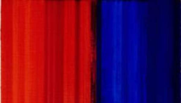 Obra pictórica con colores primarios Obra pictórica con colores primarios