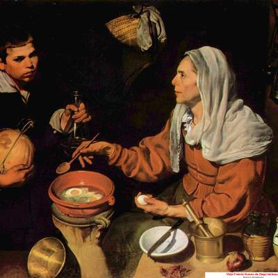 Vieja Friendo Huevos de Diego Velásquez Vieja Friendo Huevos de Diego Velásquez