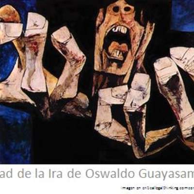 Las manos de la protesta de Oswaldo Guayasamin Las manos de la protesta de Oswaldo Guayasamin