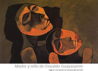 Madre e hijo de Oswaldo Guayasamin Madre e hijo de Oswaldo Guayasamin