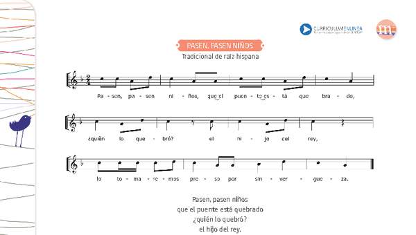 Pasen, pasen niños Pasen, pasen niños