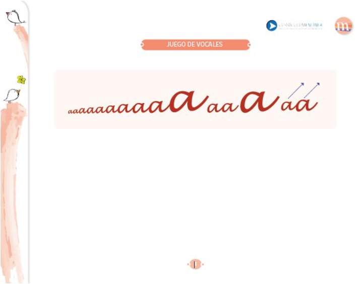 Juegos de vocales Juegos de vocales