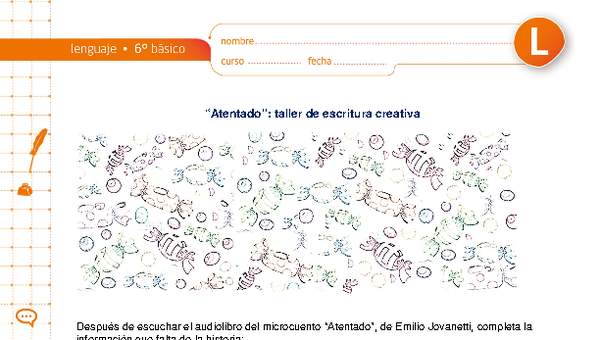 "Atentado": taller de escritura creativa "Atentado": taller de escritura creativa