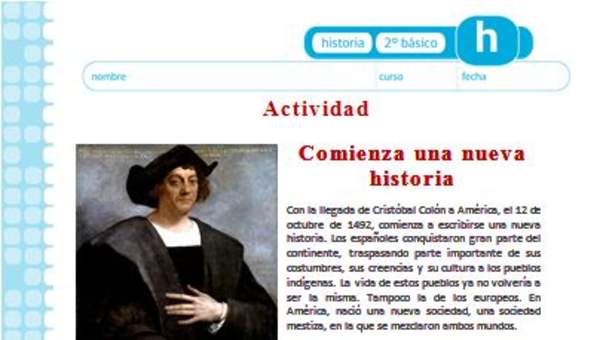 Comienza una nueva historia Comienza una nueva historia