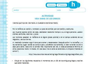 Vida diaria de los griegos Vida diaria de los griegos