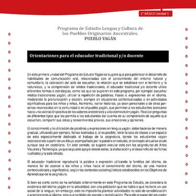 Orientacion para el educador - LC01 -YAG - Unidad 1 - Introduccion Orientacion para el educador - LC01 -YAG - Unidad 1 - Introduccion