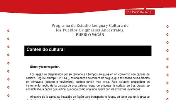 Orientaciones para el educador - LC01 -YAG - Unidad 2 - Contenidos culturales Orientaciones para el educador - LC01 -YAG - Unidad 2 - Contenidos culturales