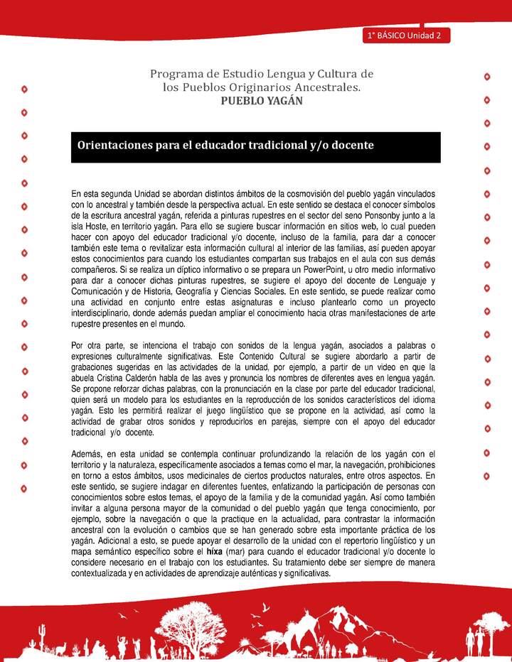Orientaciones para el educador - LC01 -YAG - Unidad 2 - Introducción Orientaciones para el educador - LC01 -YAG - Unidad 2 - Introducción