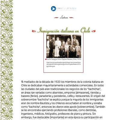 Inmigración italiana en Chile Inmigración italiana en Chile